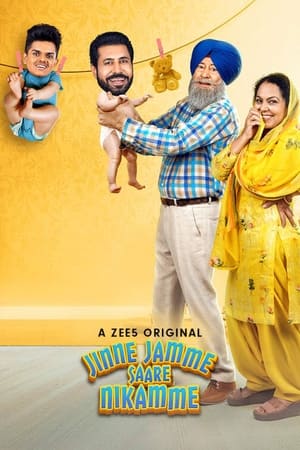 Jinne Jamme Saare Nikamme (2021) Punjabi Movie [1GB] HD Poster Download - Filmyzilla
